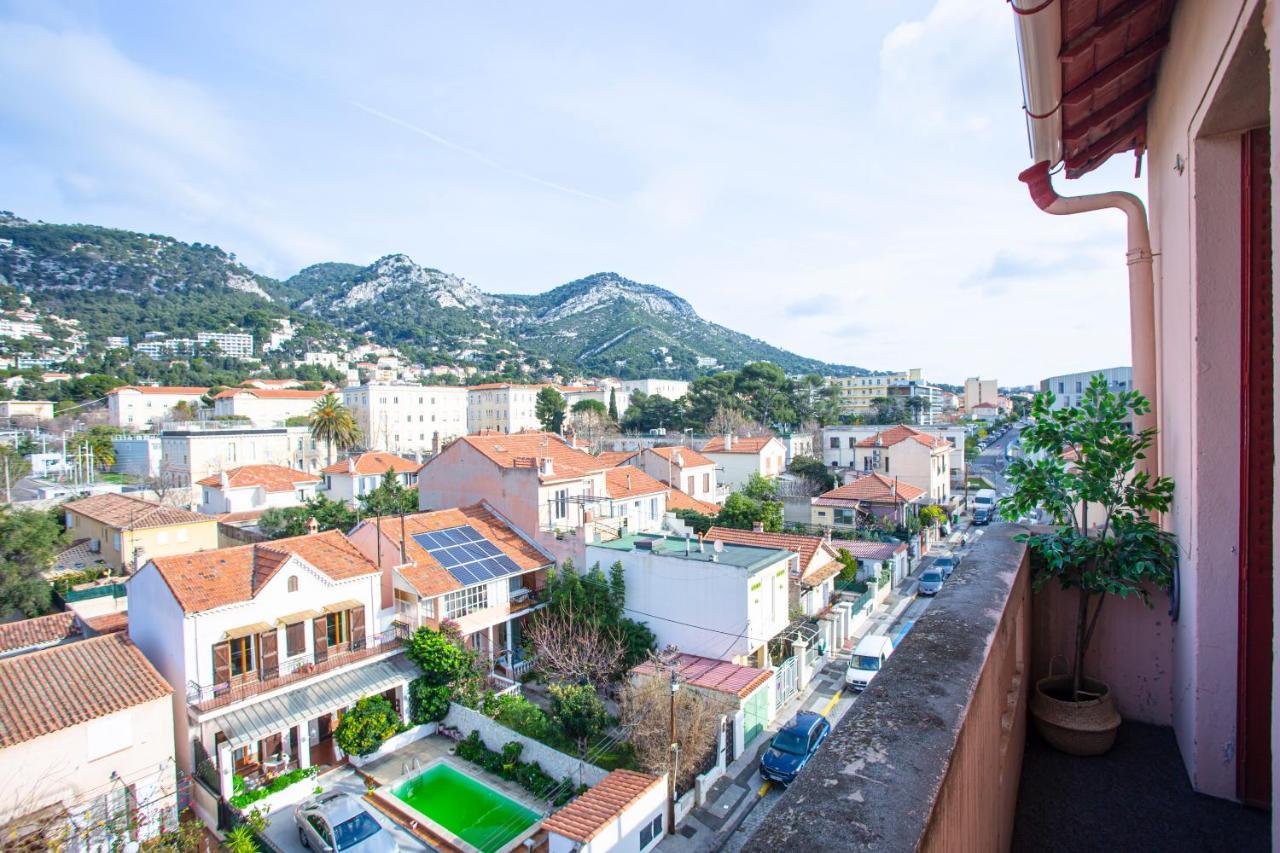 #4 Toulon Centre, Balcon, Vue Sur Corniche, Lumineux, Au Calme, Stationnement Facile & Gratuitアパートメント エクステリア 写真